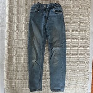 Zara Women's Faded Blue Skinny Jeans